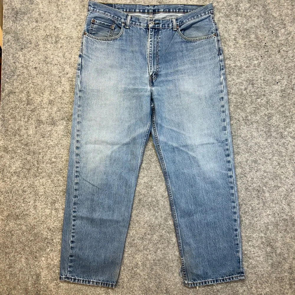 Lot of 3 Levi's 550 Relaxed Fit Jeans Men's 40x32 Blue Black Denim Work Pants